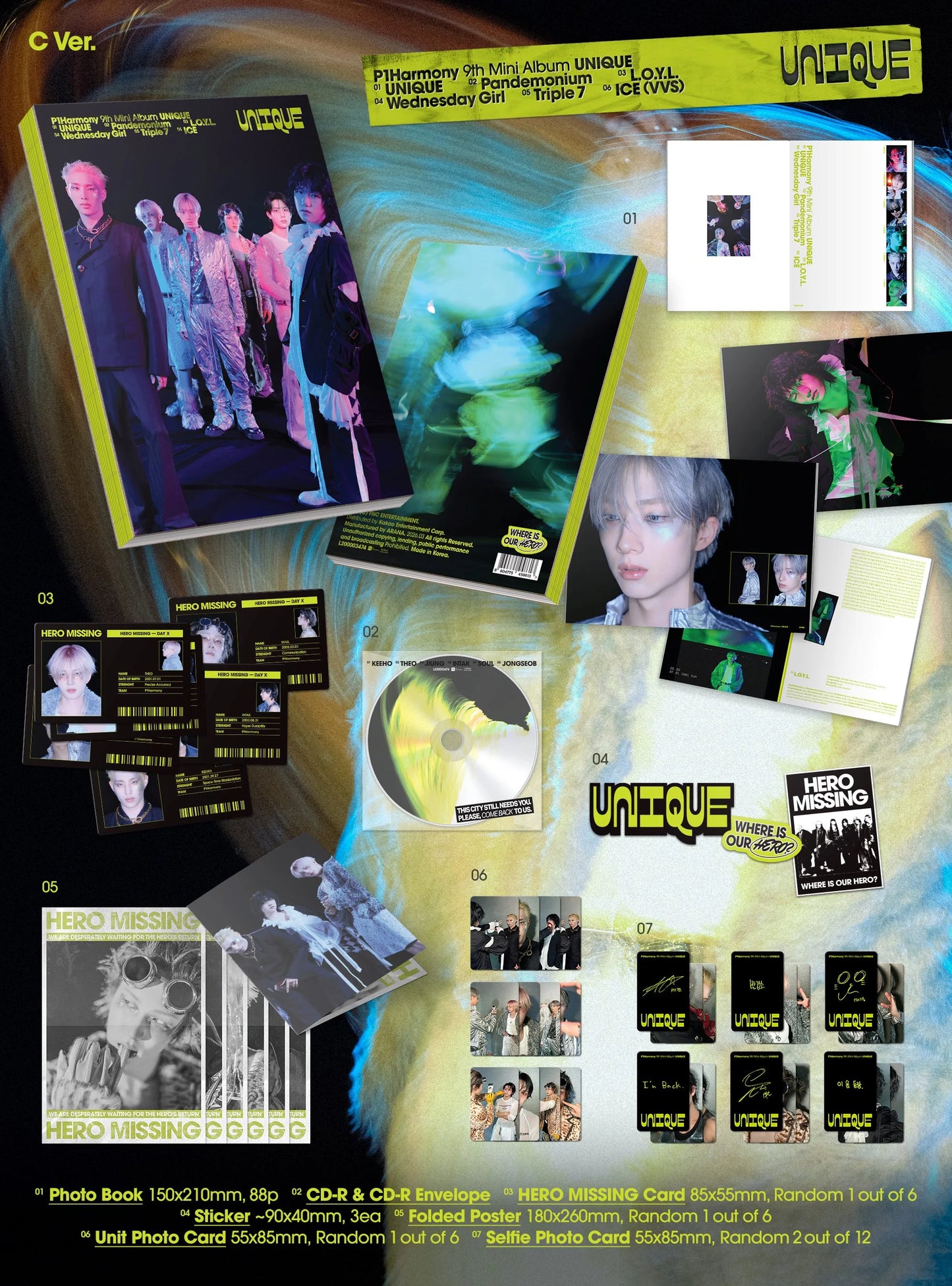 P1Harmony - 9th Mini Album [UNIQUE] Photobook Ver.