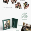 Collection of QWER's 4th mini album inclusions with photos displayed in a grid layout.