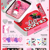 RESCENE's Lip Bomb version album with various inclusions on a pink background