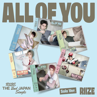 RIIZE - Japan 2nd Single Album [All of You] Solo Ver.