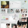Inclusions of a SHOWNU & HYUNGWON's music album with various items showing photos and text on a light gray background