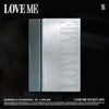 Album cover for 'LOVE ME' by Shownu & Hyungwon with a black background