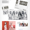 Promotional materials for 'STAYC's 2:LOVE' featuring images of STAYC and text on a white background.