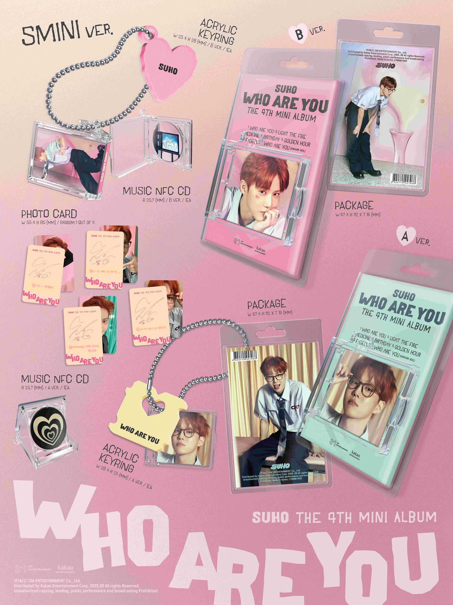 SUHO - 4th Mini Album [Who Are You] SMini Ver.