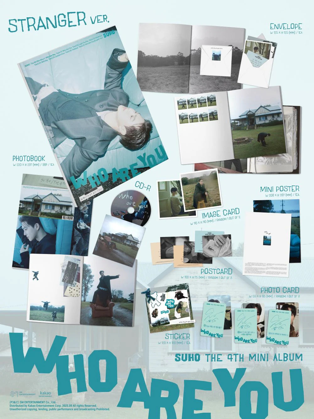 SUHO - 4th Mini Album [Who Are You] Stranger Ver.