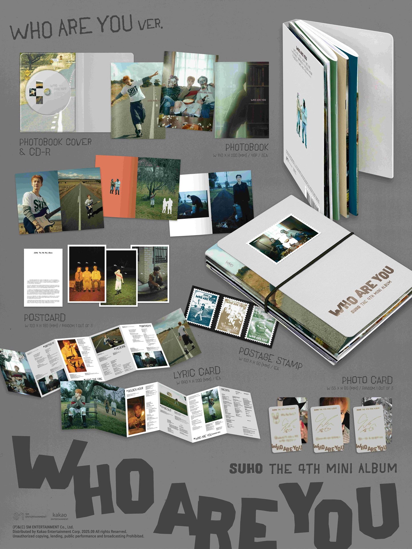 SUHO - 4th Mini Album [Who Are You] Who Are You Ver.