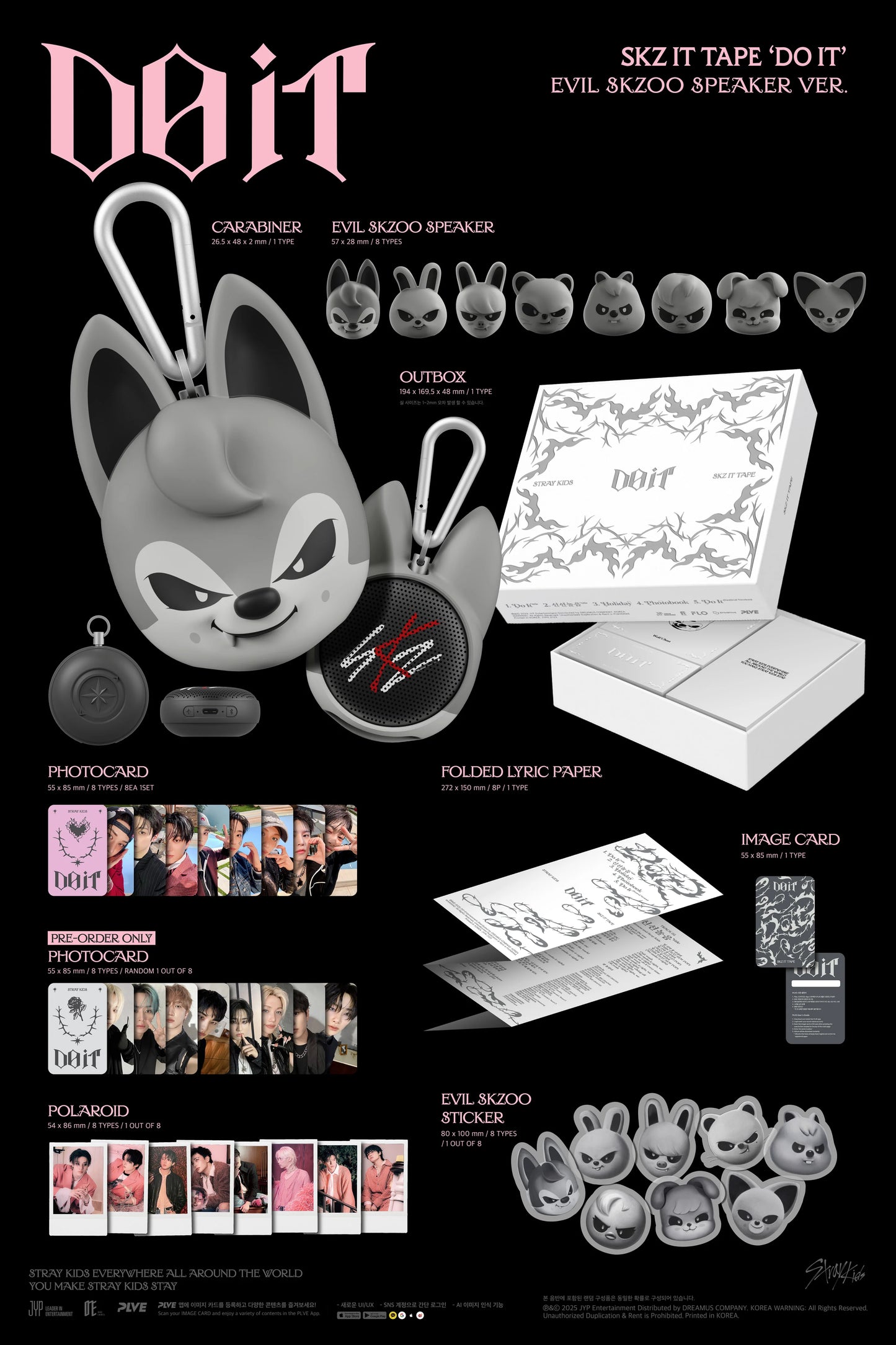 Stray Kids - SKZ IT TAPE [DO IT] EVIL SKZOO SPEAKER Ver.