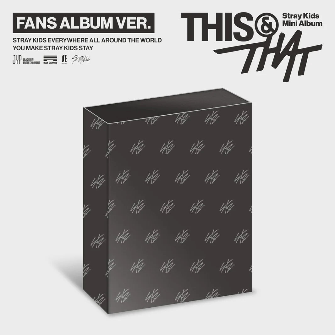 [PRE-ORDER] Stray Kids - [THIS & THAT] FANS ALBUM Ver.