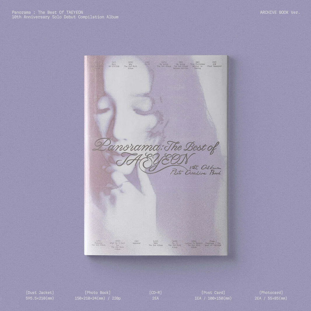 TAEYEON - [Panorama: The Best of TAEYEON] ARCHIVE BOOK Ver.
