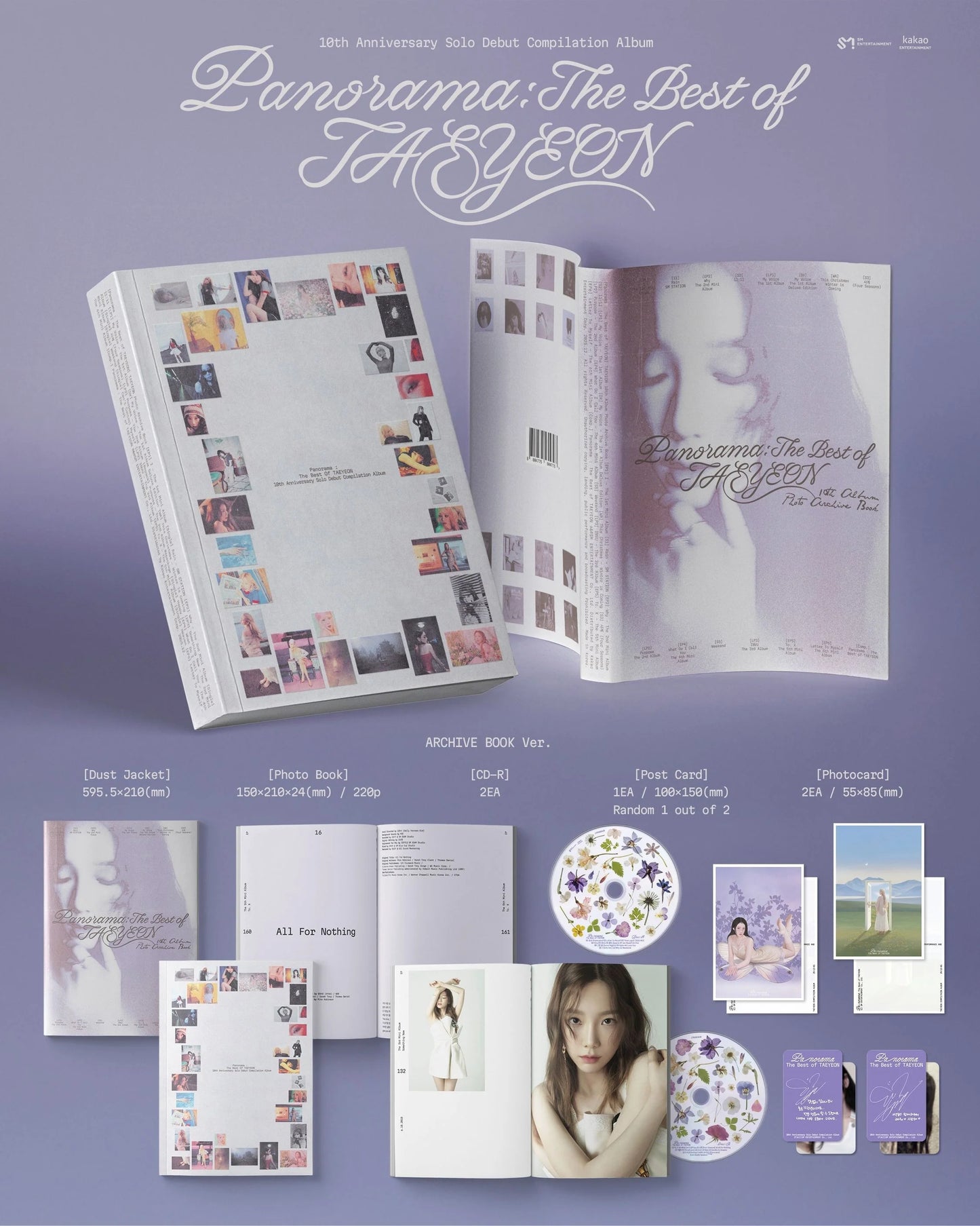 TAEYEON - [Panorama: The Best of TAEYEON] ARCHIVE BOOK Ver.