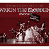 Promotional poster for 'Awaken the Bloodline Encore' concert tour with &TEAM on stage.