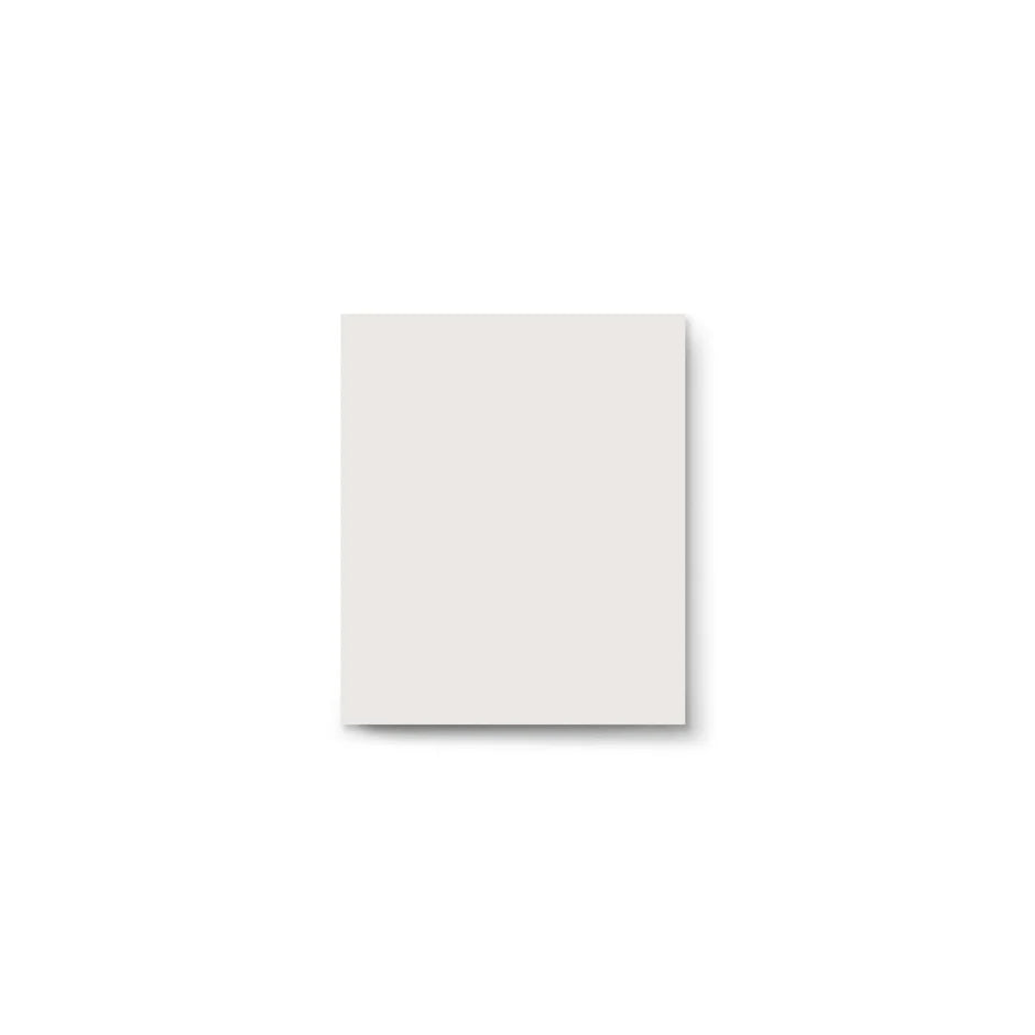 A minimalist off-white rectangular tile or card with a subtle drop shadow, centered on a solid white background for &TEAM's 2nd mini outbox