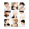 &TEAM album covers showing individual members on a white background