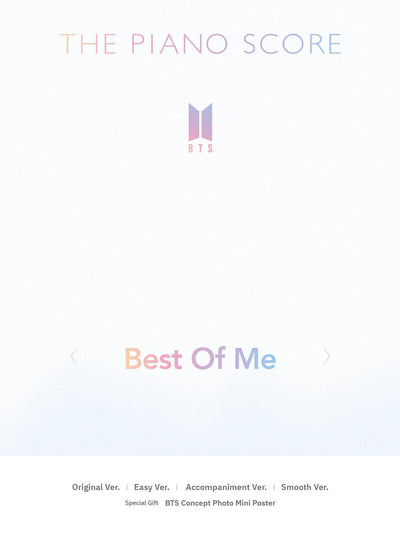 THE PIANO SCORE : BTS [Best Of Me]
