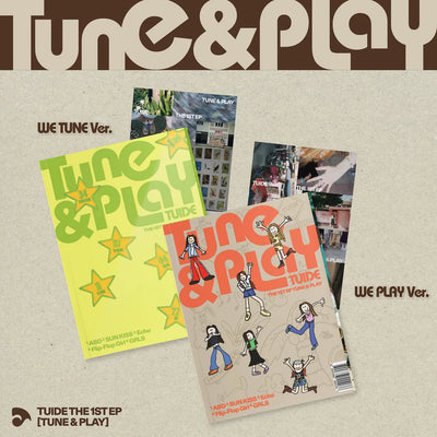 [PRE-ORDER] [SET] TUIDE - The 1st EP [TUNE & PLAY] Photobook Ver. + Weverse Albums Ver. + POB