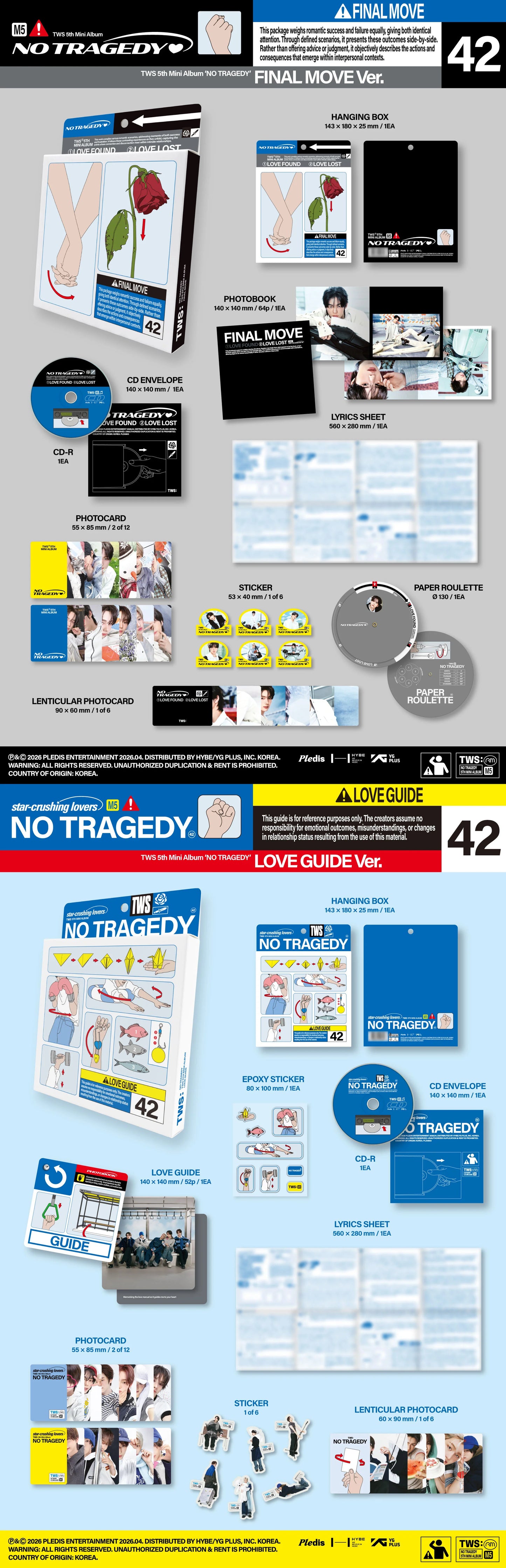 [PRE-ORDER] TWS - 5th Mini Album [NO TRAGEDY] + POB