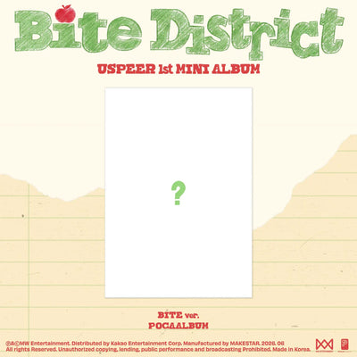 [PRE-ORDER] USPEER - 1st Mini Album [BITE DISTRICT] BITE Ver. (POCAALBUM)