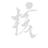 XG's 1st full album XG version packaging with a silhouette of a calligraphy character with text 'CORE XG' on a white background