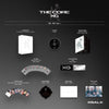 album packaging layout for 'The Core XG' with various components on a dark background.
