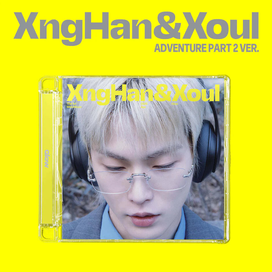 Album cover with XngHan wearing headphones on a yellow background, featuring the text 'XngHan & Xoul'.