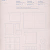 Technical drawing or blueprint of YEONJUN's 'No Labels Part 2' album inclusions with various labeled components on a white background