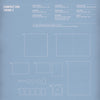 Technical drawing or blueprint of YEONJUN's 'No Labels Part 2' album inclusions with various labeled components on a white background