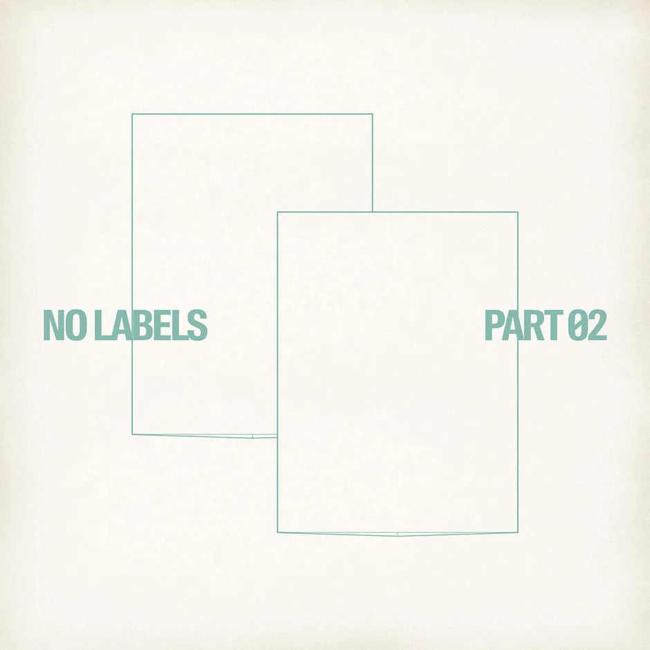 YEONJUN's 'NO LABELS PART 02' album cover with text on a light background
