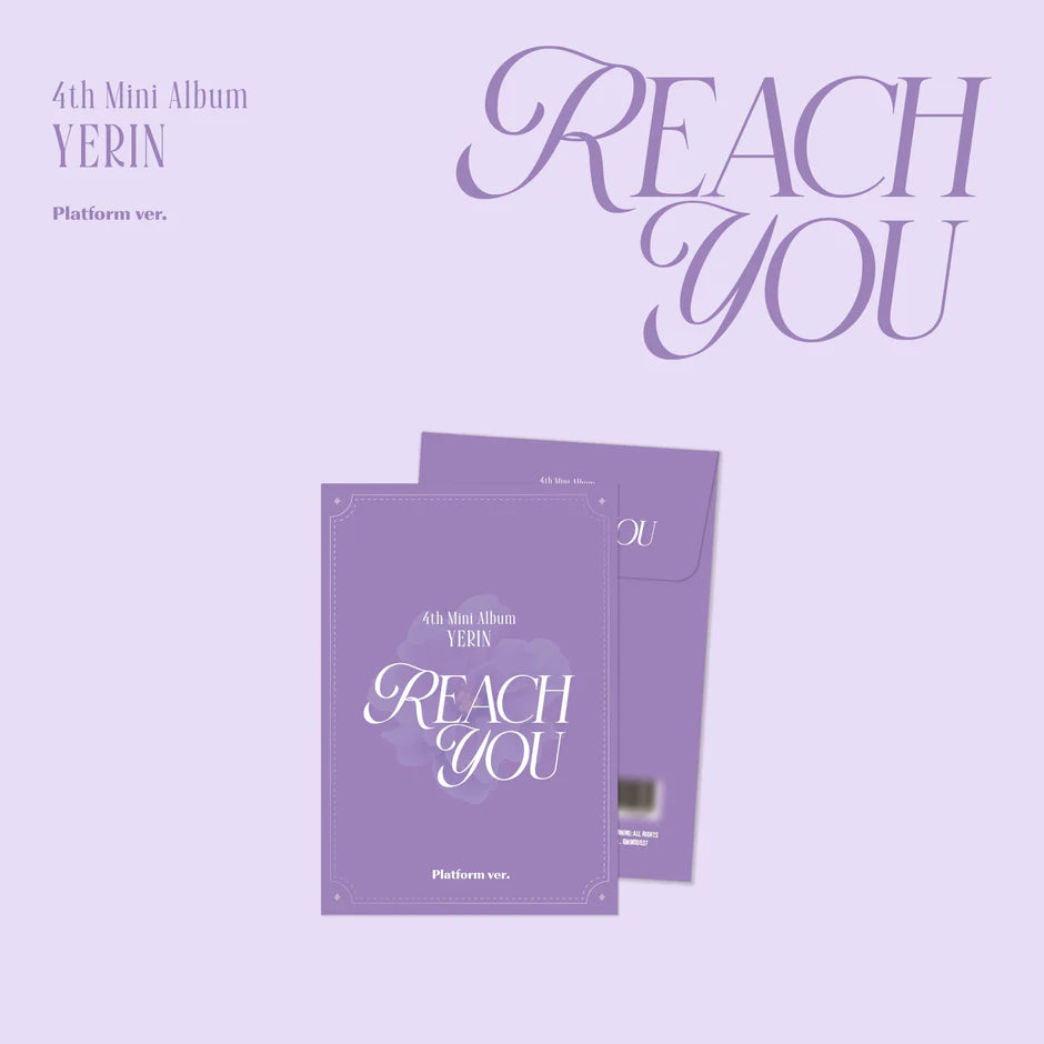 [PRE-ORDER] YERIN - 4th Mini Album [REACH YOU] Platform Ver.