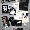 1 version of Yoon San Ha's 3rd mini album inclusions with a photobook, CD-R, postcard, label, and photocard on a grey background. 