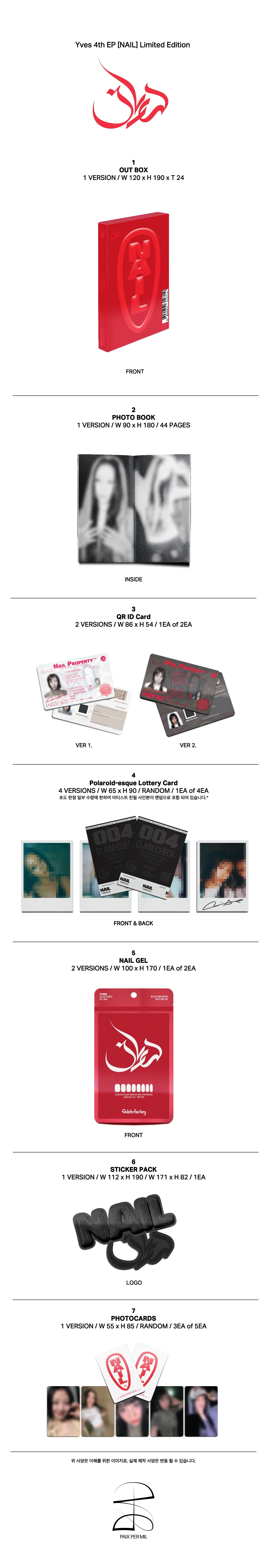 Yves - 4th EP [NAIL] Limited Edition Ver.