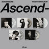 ZEROBASEONE's Ascend- album's LP covers with individual member's versions on a gray background