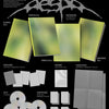 Promotional image of aespa's 2nd album 'Lemonade' packaging with various items included.