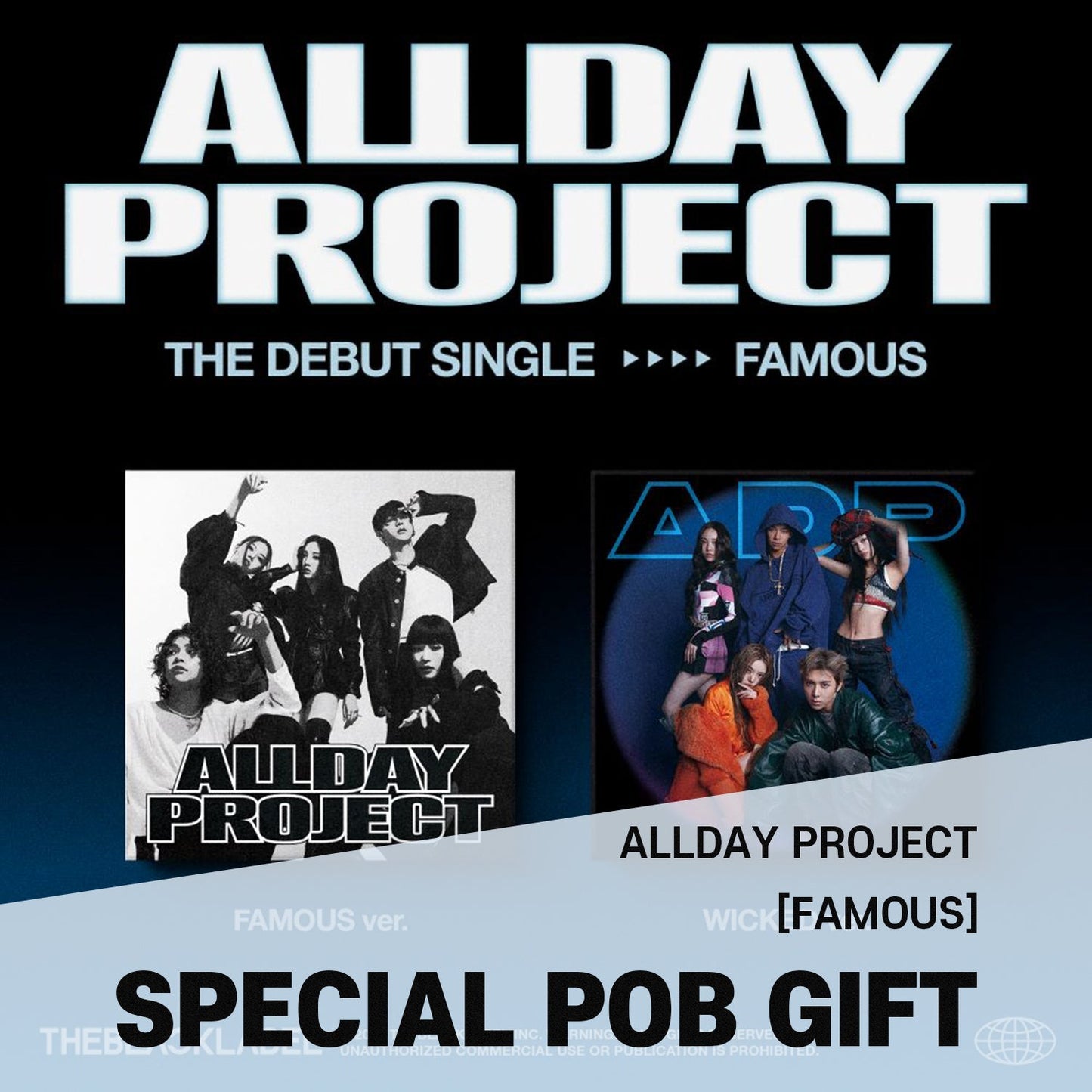 ALLDAY PROJECT - The Debut Single [FAMOUS] Standard Ver. / GIFT