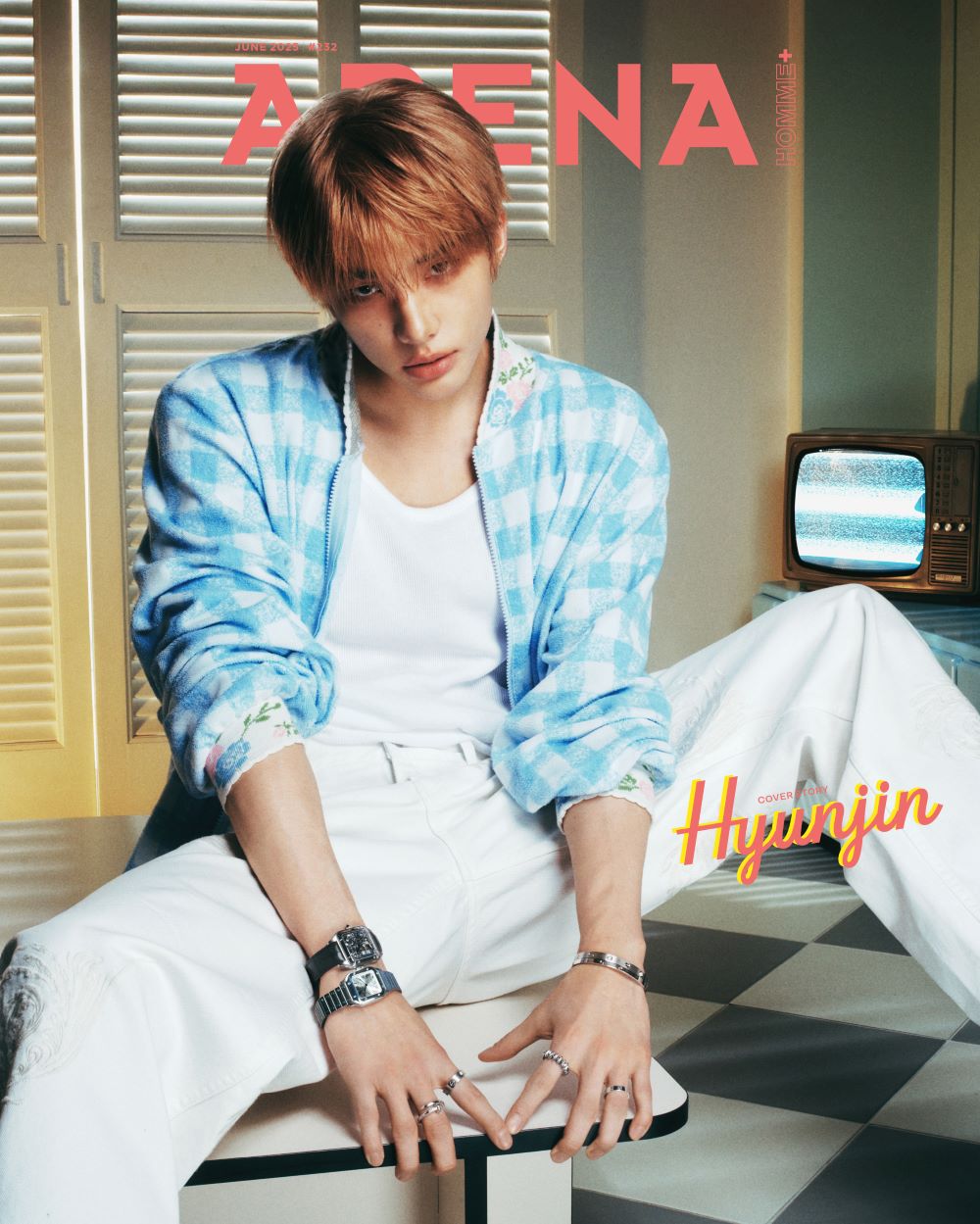ARENA HOMME+ - [2025, June] - Cover : STRAY KIDS HYUNJIN TYPE B