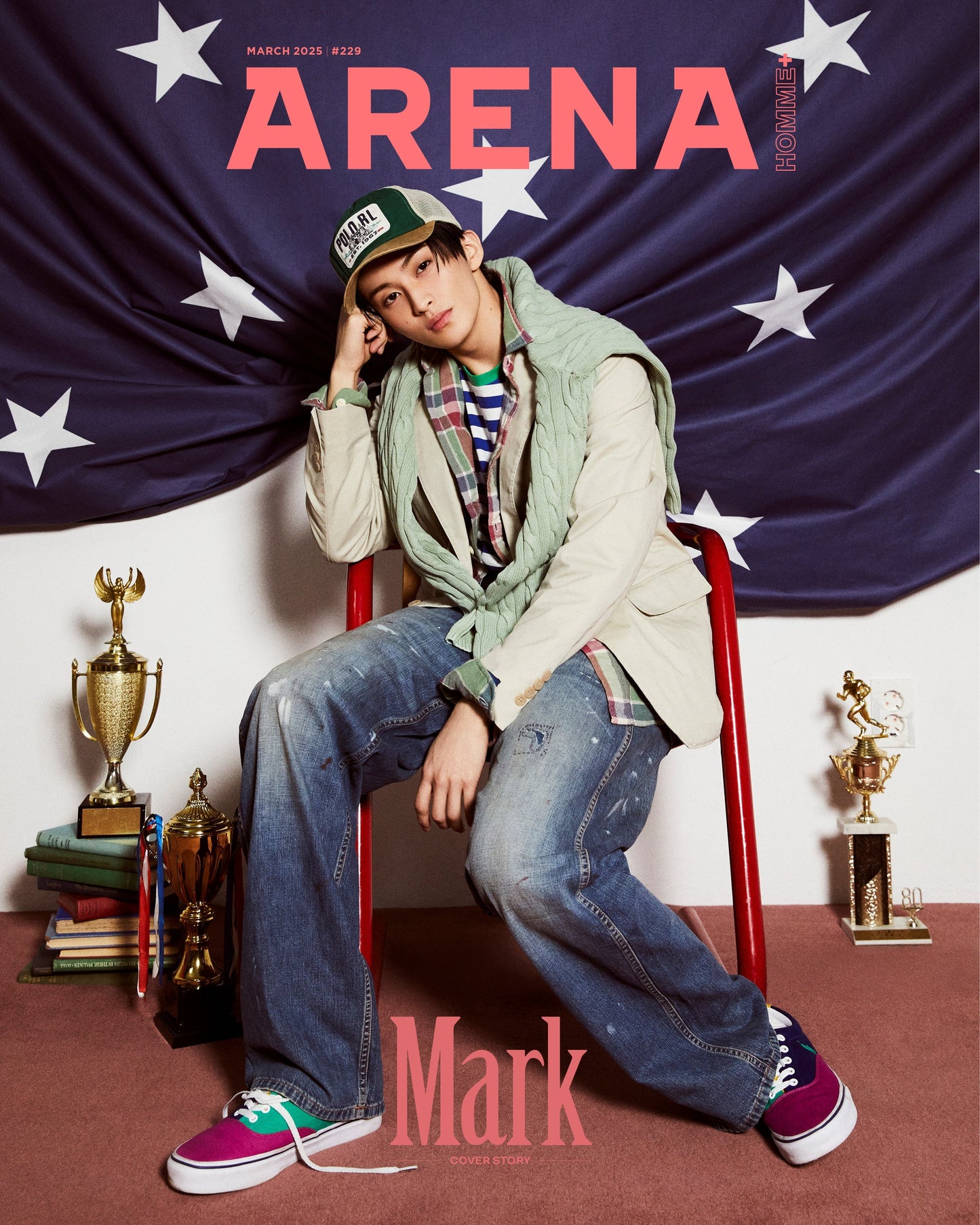 ARENA HOMME+ - [2025, March] - Cover : NCT MARK TYPE A