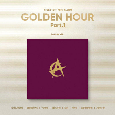 ATEEZ - 10TH MINI ALBUM [GOLDEN HOUR : Part.1] DIGIPAK Ver.