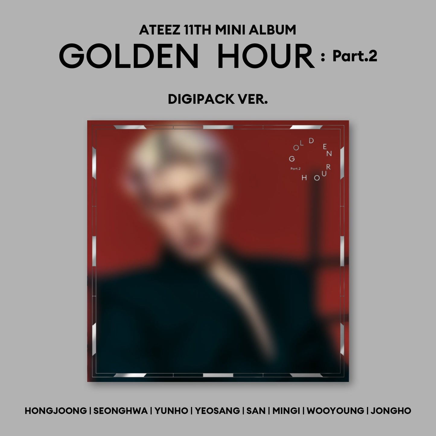 ATEEZ - 11th Mini Album [GOLDEN HOUR : Part.2] Digipack Ver.