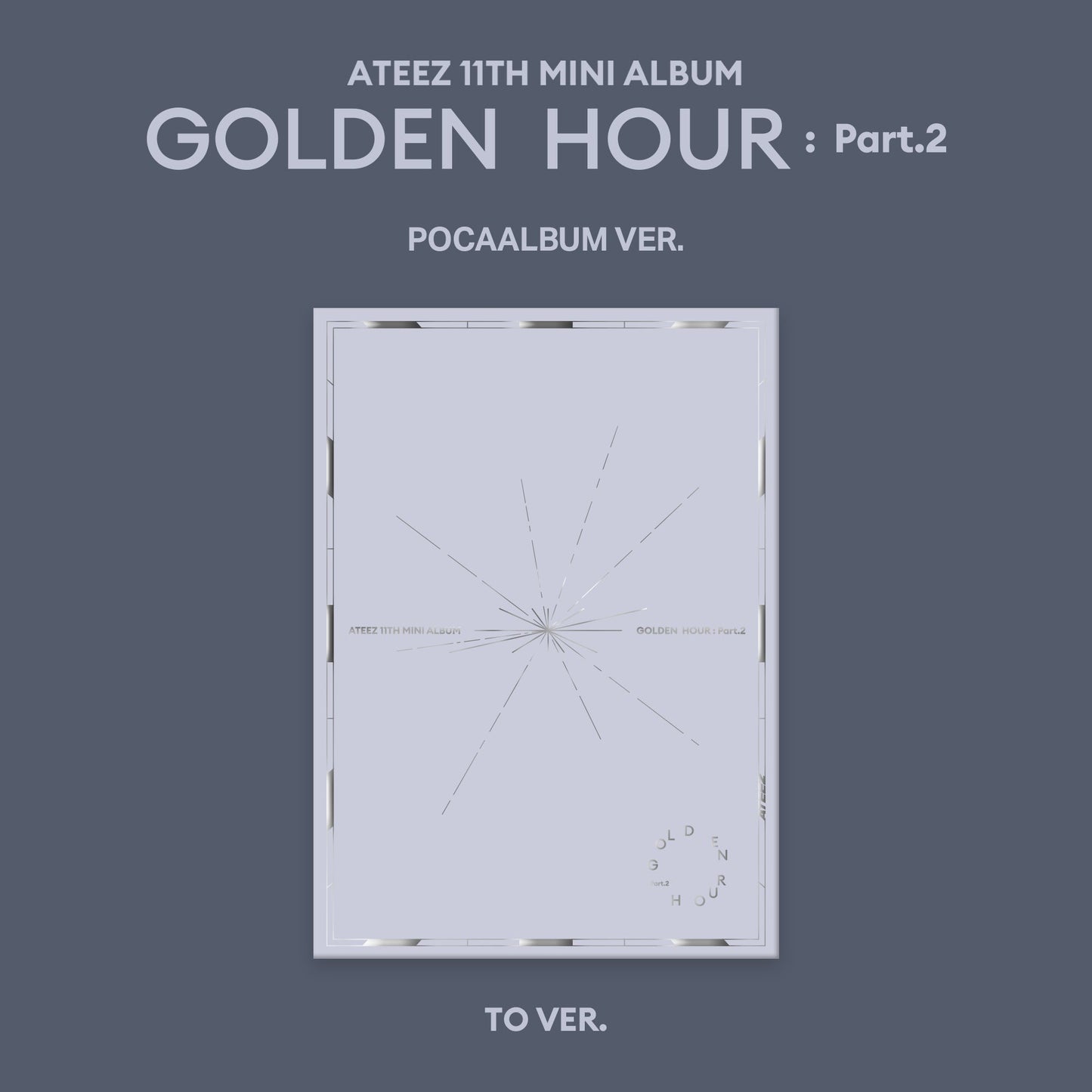 ATEEZ - 11th Mini Album [GOLDEN HOUR  Part.2] POCAALBUM Ver.