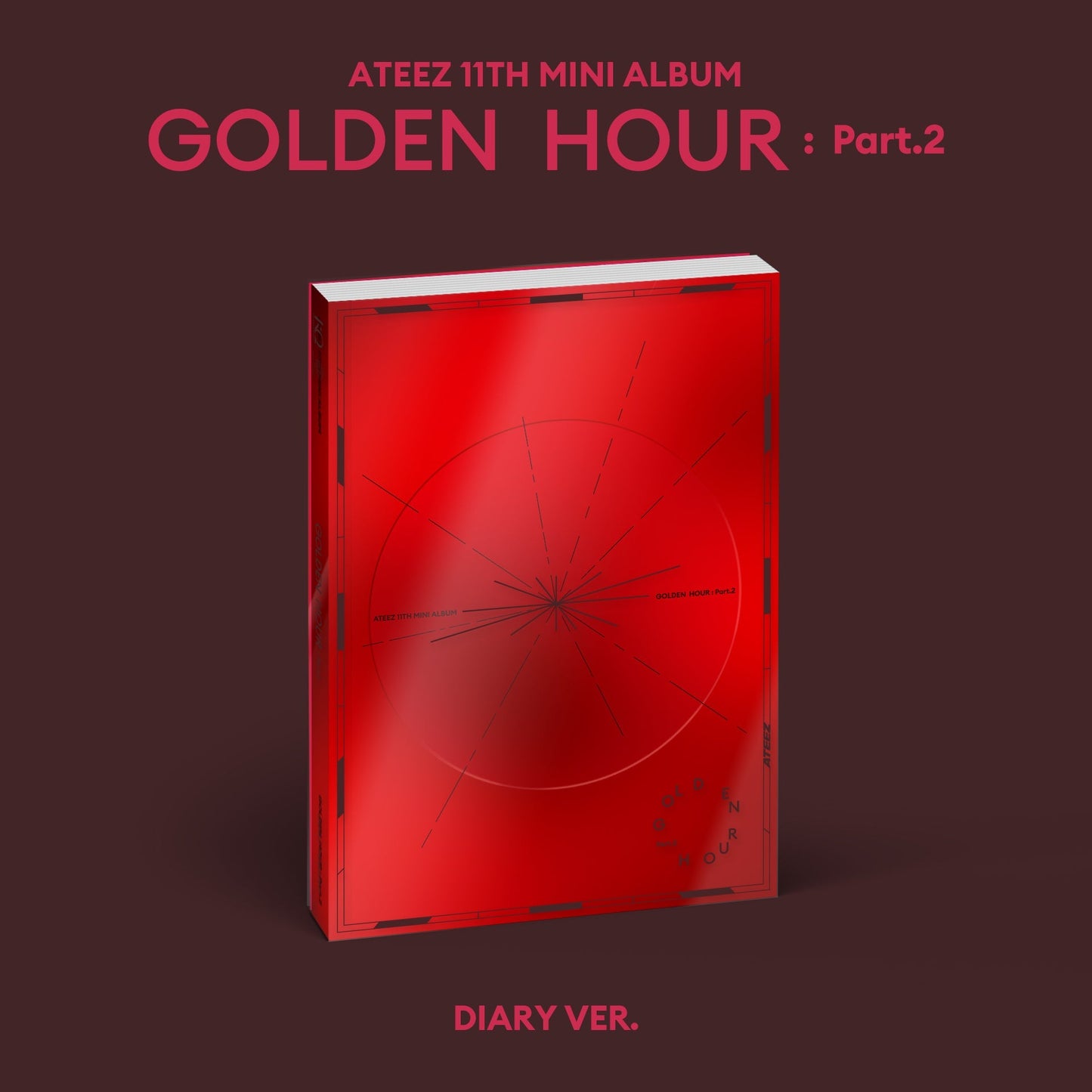 ATEEZ - 11th Mini Album [GOLDEN HOUR : Part.2] Standard Ver.