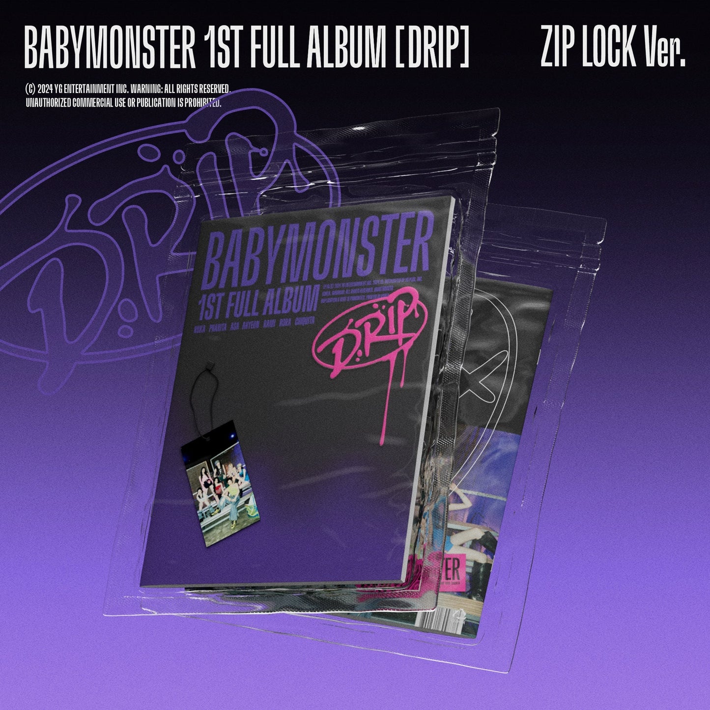 BABYMONSTER - 1st Full Album [DRIP] ZIP LOCK Ver.