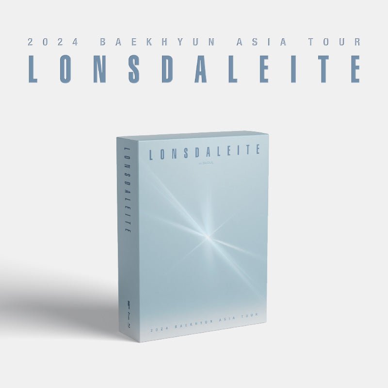 BAEKHYUN - 2024 BAEKHYUN ASIA TOUR [Lonsdaleite]  in SEOUL BLU-RAY