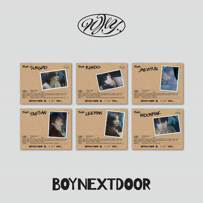 BOYNEXTDOOR - 1ST EP [WHY..] LETTER Ver.