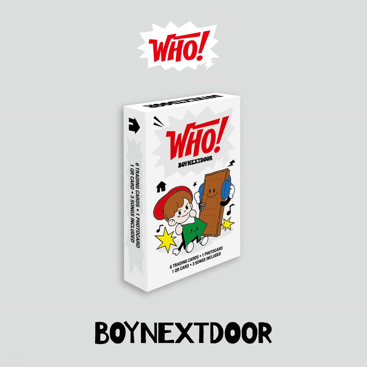 BOYNEXTDOOR - 1ST SINGLE ALBUM [WHO!] WEVERSE ALBUMS Ver.