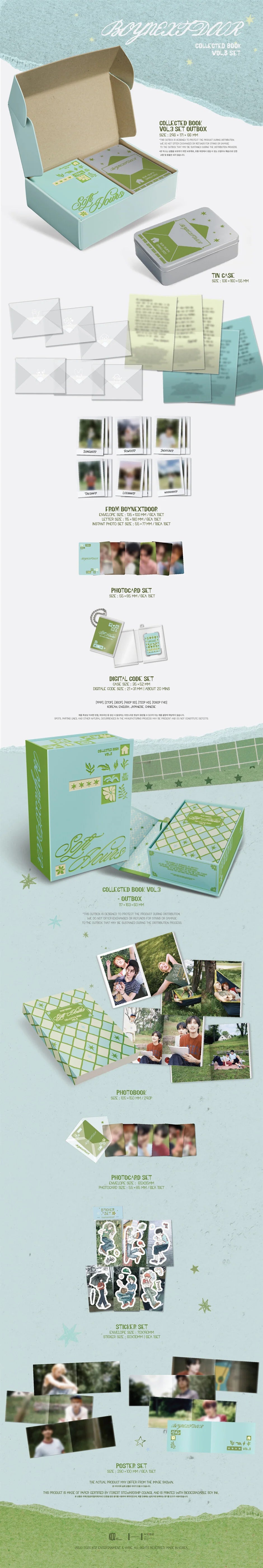 BOYNEXTDOOR - [COLLECTED BOOK VOL.3 SET]