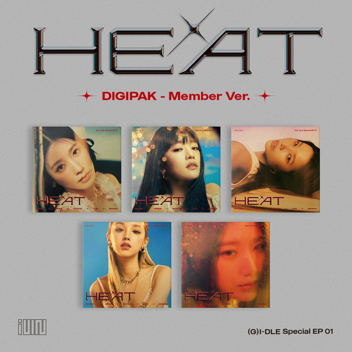(G)I-DLE - SPECIAL ALBUM [HEAT] DIGIPAK - MEMBER Ver.