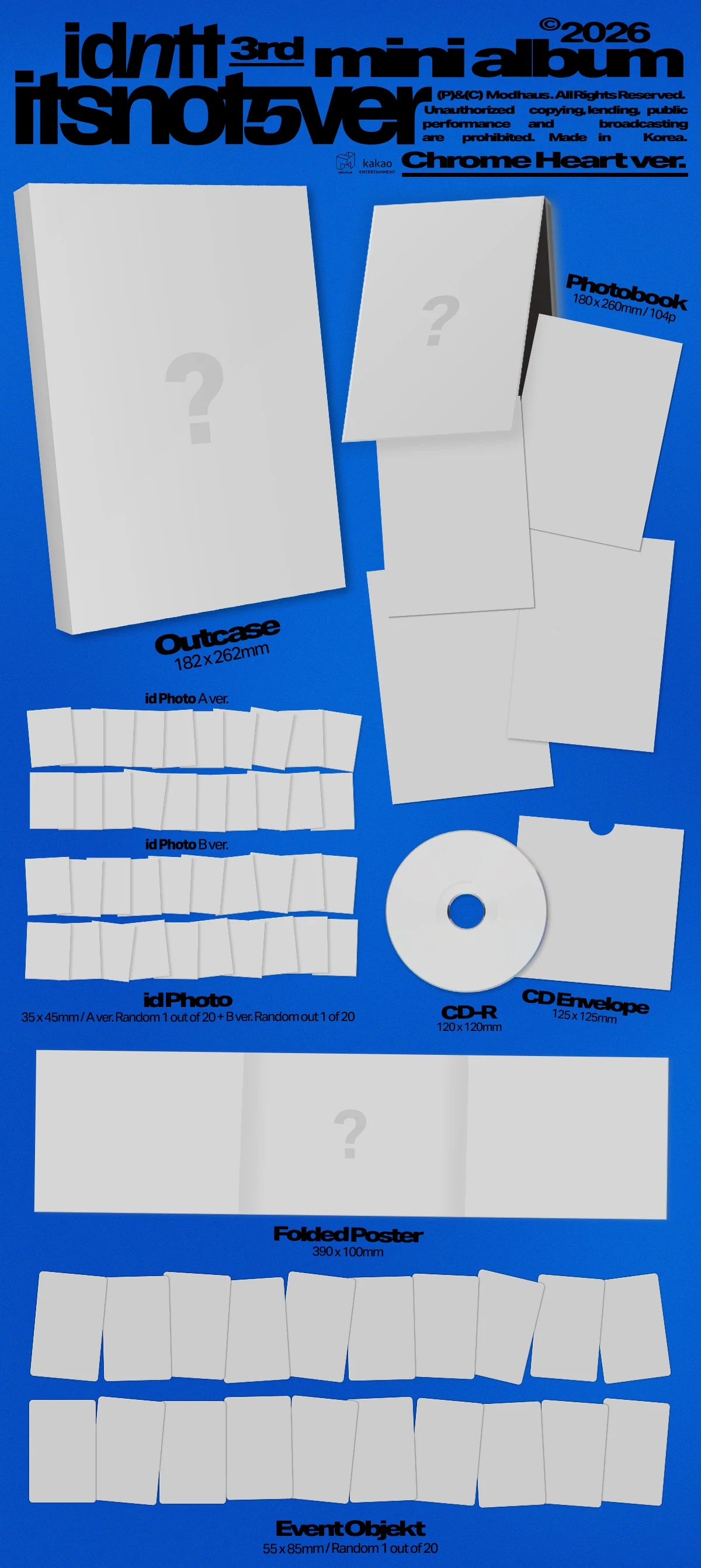 [PRE-ORDER] idntt - [itsnotover] + POB