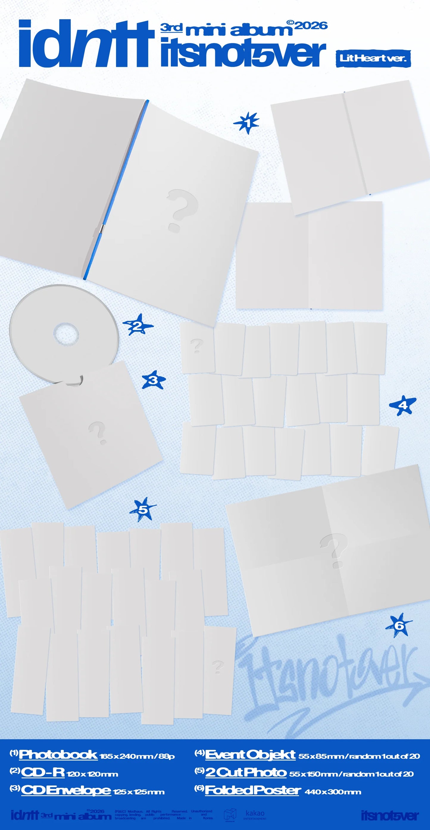 [PRE-ORDER] idntt - [itsnotover] + POB