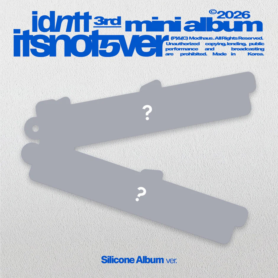 [PRE-ORDER] idntt - [itsnotover] Silicone Album