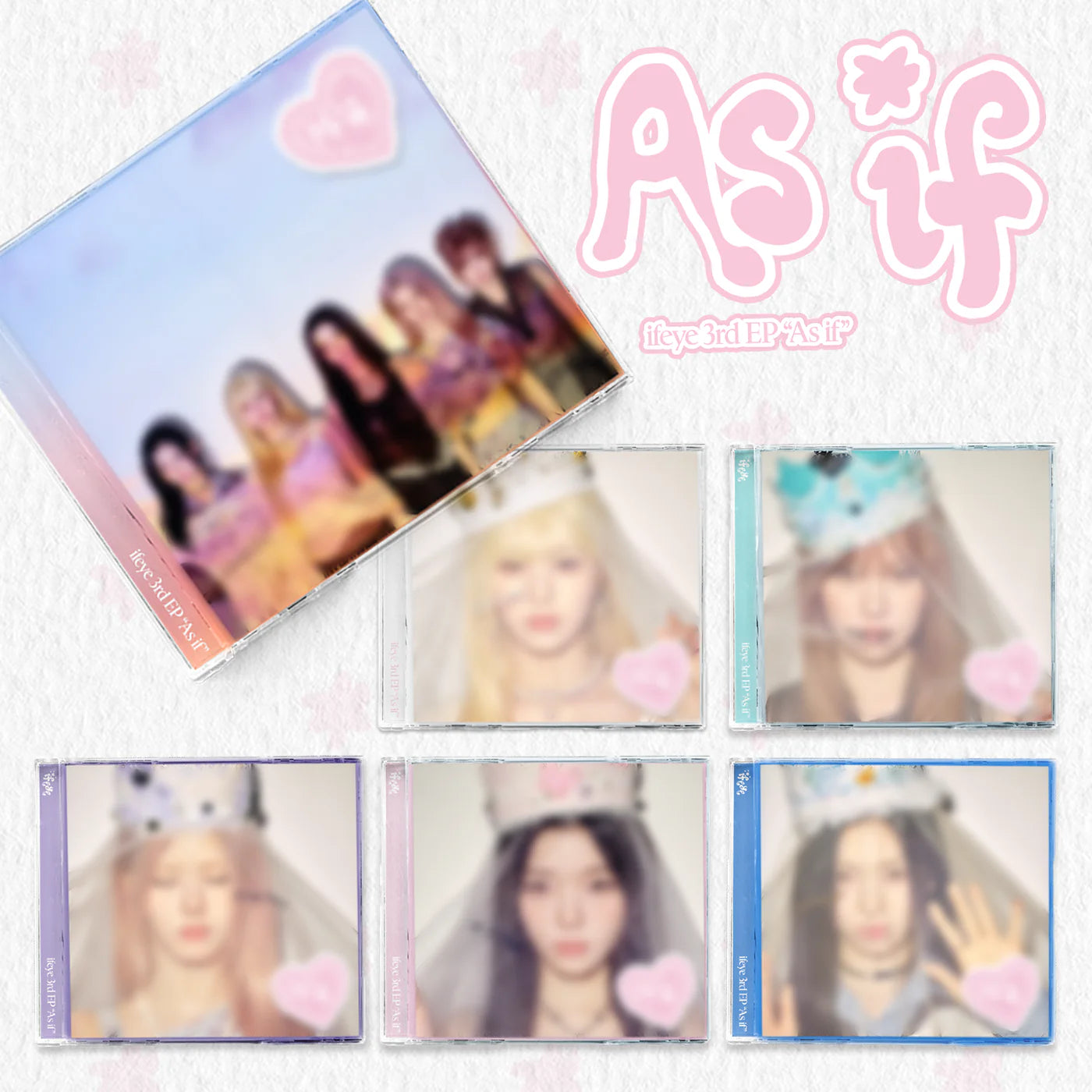 [PRE-ORDER] ifeye - 3rd EP [As if] Jewel Ver. + POB