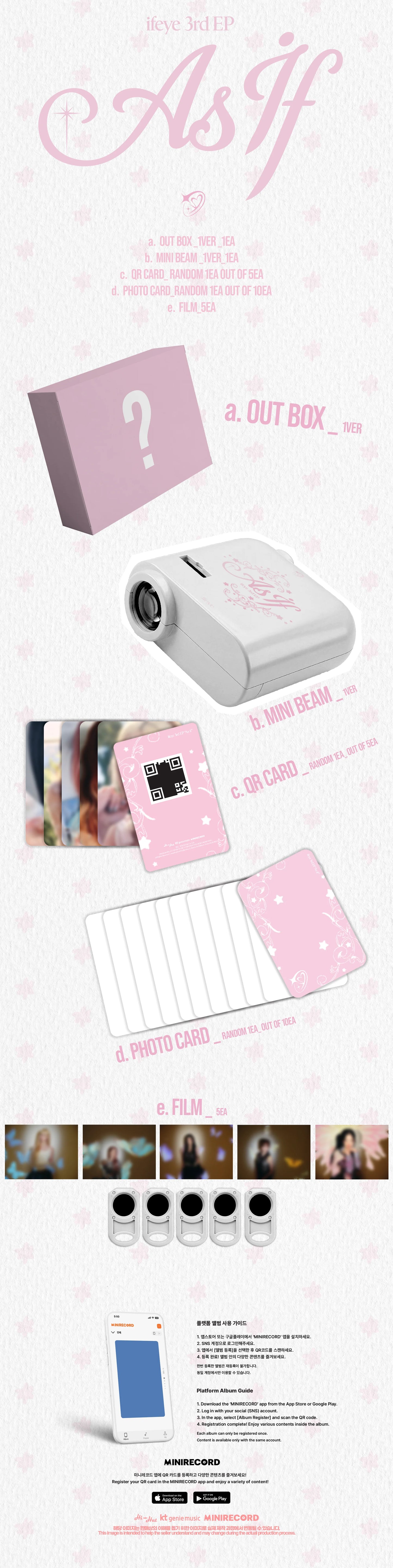 ifeye - 3rd EP [As if] minibeam Ver.